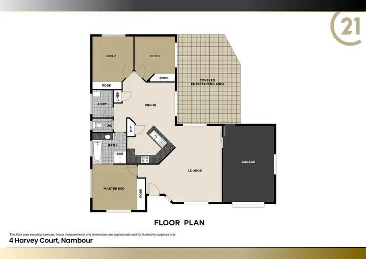 Floorplan of Homely house listing, 4 Harvey Court, Nambour QLD 4560