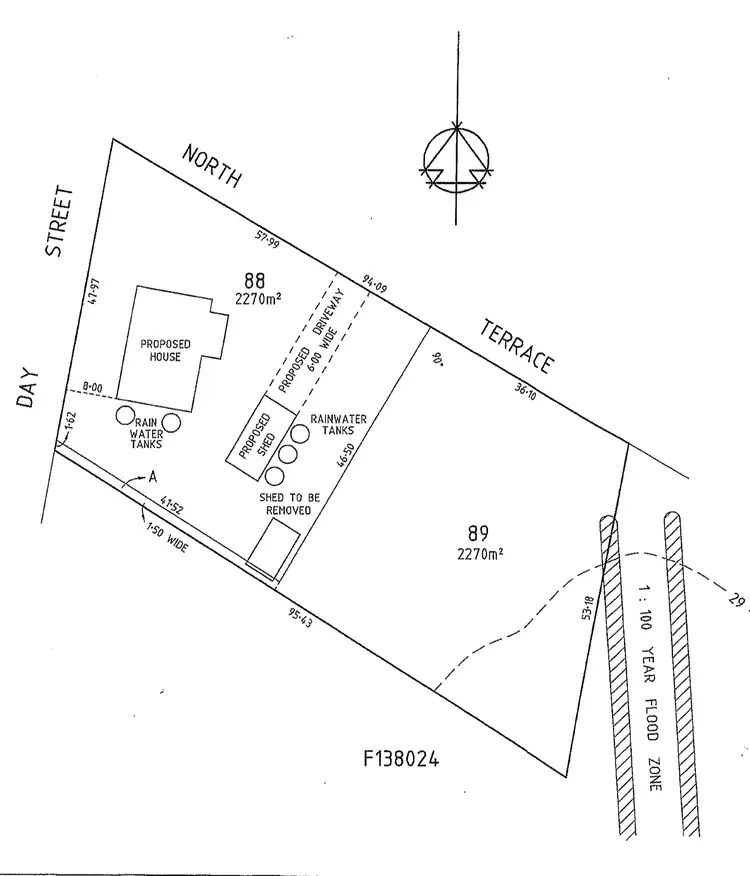 Floorplan of Homely land listing, 211 North Terrace, Kapunda SA 5373