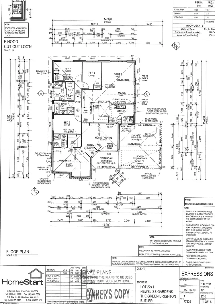 Floorplan of Homely house listing, 3 Newbliss Gardens, Butler WA 6036