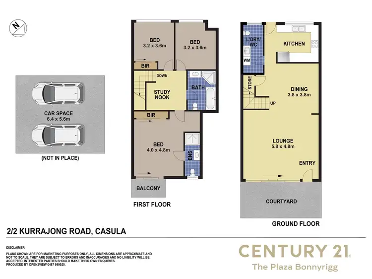 Floorplan of Homely apartment listing, 2/2 Kurrajong Road, Casula NSW 2170