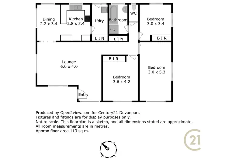 Floorplan of Homely unit listing, 2/7 Wright Street, East Devonport TAS 7310