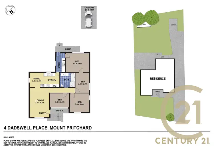 Floorplan of Homely house listing, 4 Dadswell Place, Mount Pritchard NSW 2170