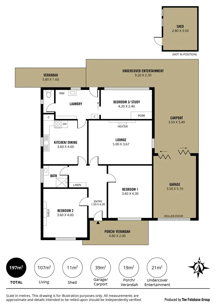 Floorplan of Homely house listing, 8 Dryden Road, Black Forest SA 5035