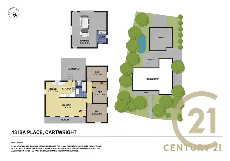Floorplan of Homely house listing, 13 Isa Place, Cartwright NSW 2168