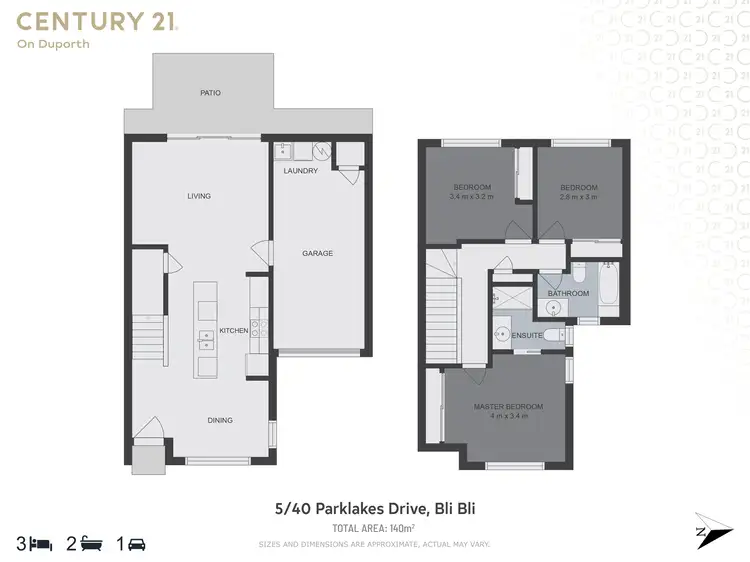 Floorplan of Homely unit listing, 5/40 Parklakes Drive, Bli Bli QLD 4560