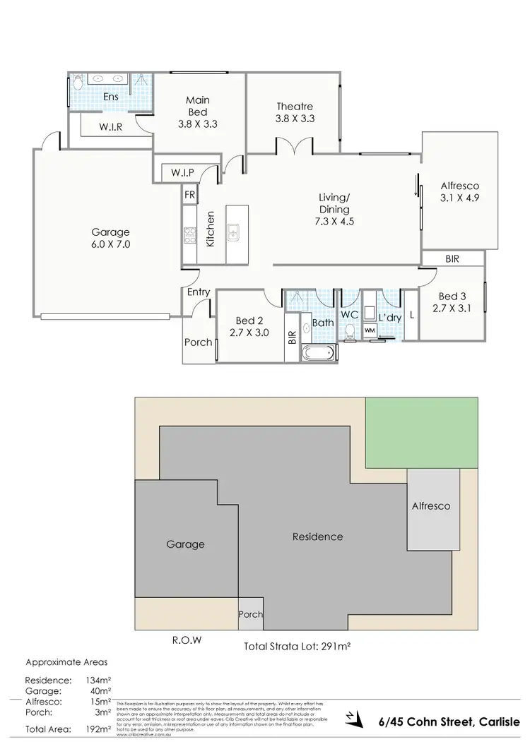 Floorplan of Homely house listing, 6/45 Cohn Street, Carlisle WA 6101