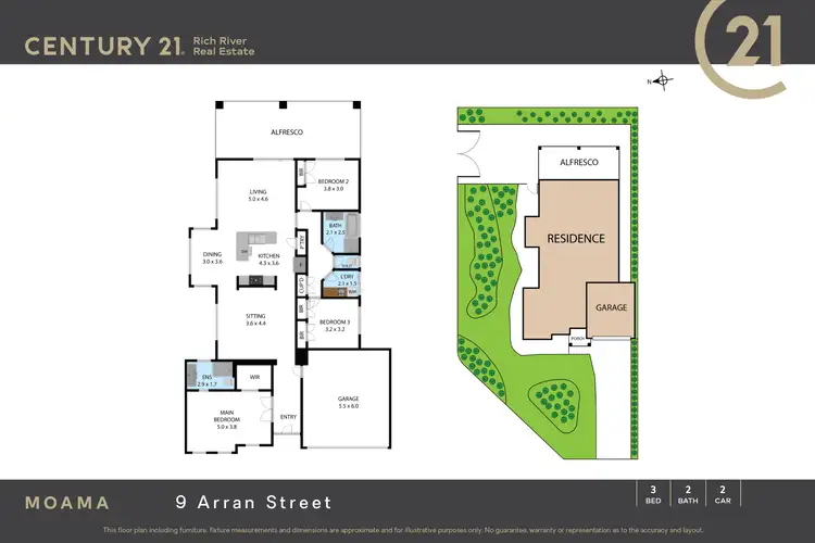 Floorplan of Homely house listing, 9 Arran Street, Moama NSW 2731