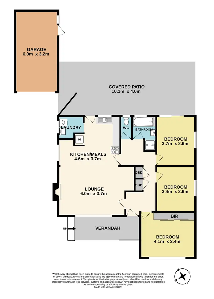 Floorplan of Homely house listing, 23 Jellicoe Street, Noble Park VIC 3174