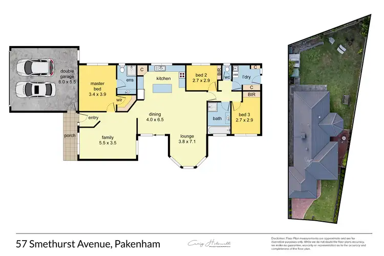 Floorplan of Homely house listing, 57 Smethurst Avenue, Pakenham VIC 3810