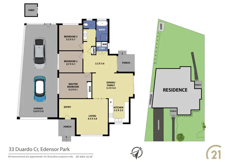 Floorplan of Homely house listing, 33 Duardo Street, Edensor Park NSW 2176