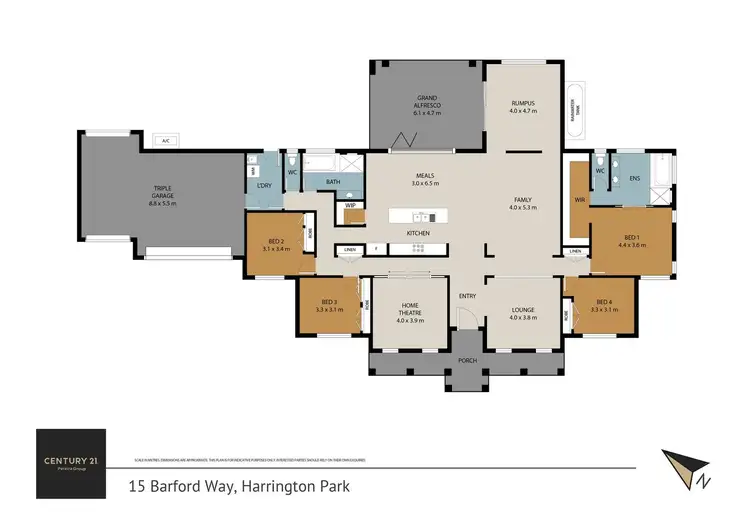Floorplan of Homely house listing, 15 Barford Way, Harrington Park NSW 2567