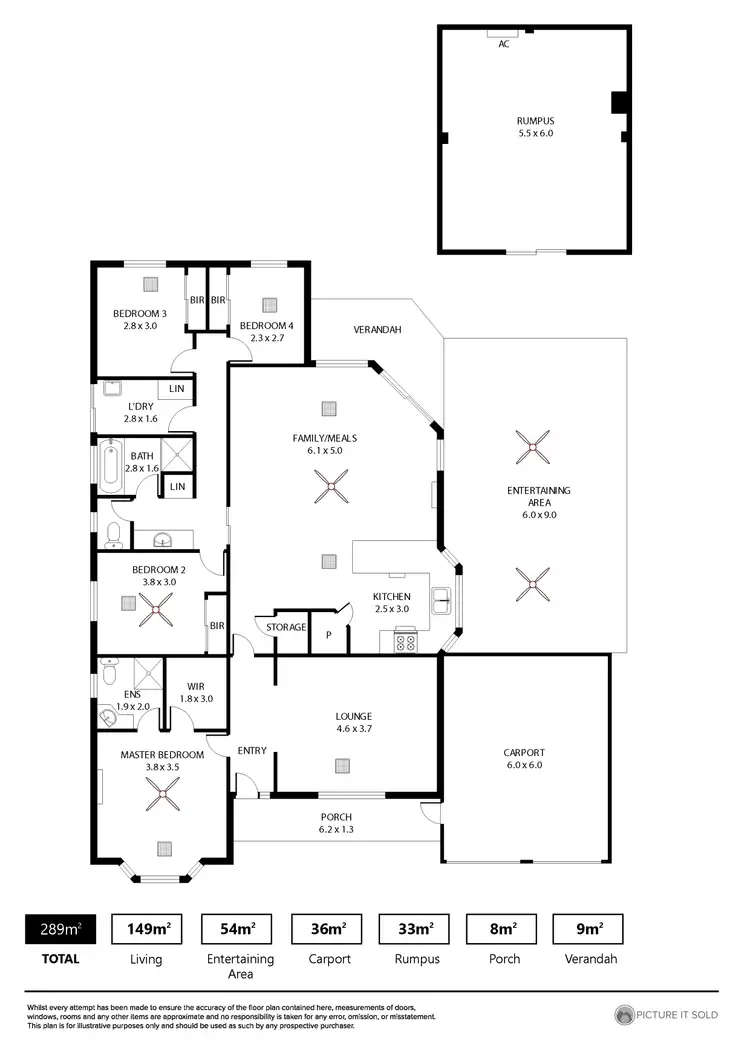 Floorplan of Homely house listing, 4 Mosel Grove, Paralowie SA 5108