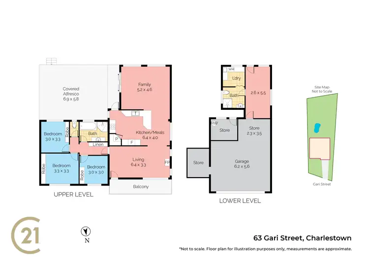 Floorplan of Homely house listing, 63 Gari Street, Charlestown NSW 2290