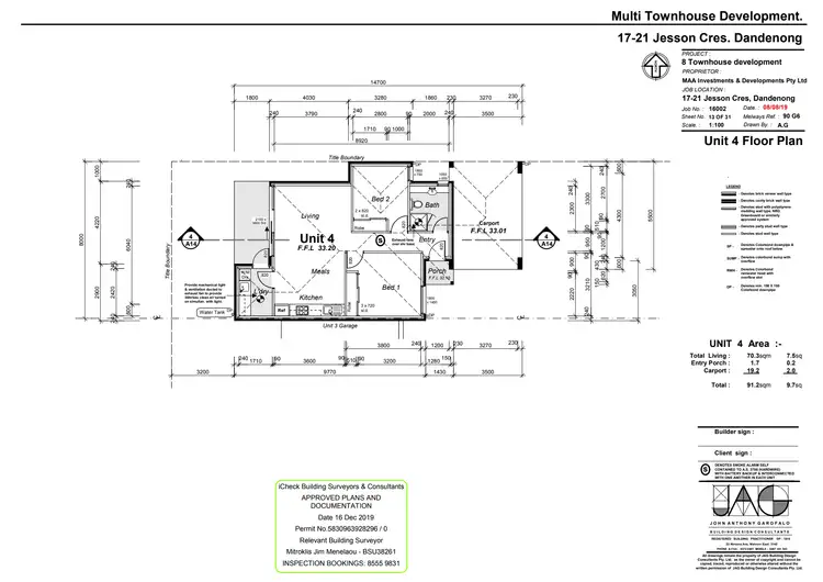 Floorplan of Homely unit listing, 4/17-21 Jesson Crescent, Dandenong VIC 3175