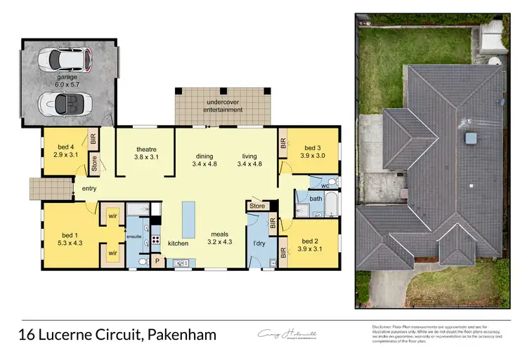 Floorplan of Homely house listing, 16 Lucerne Circuit, Pakenham VIC 3810