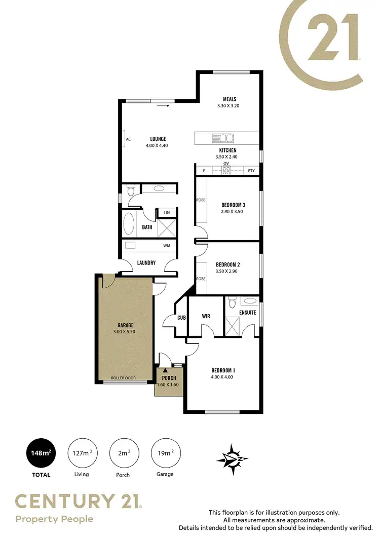 Floorplan of Homely house listing, 9 Holland Way, Evanston SA 5116