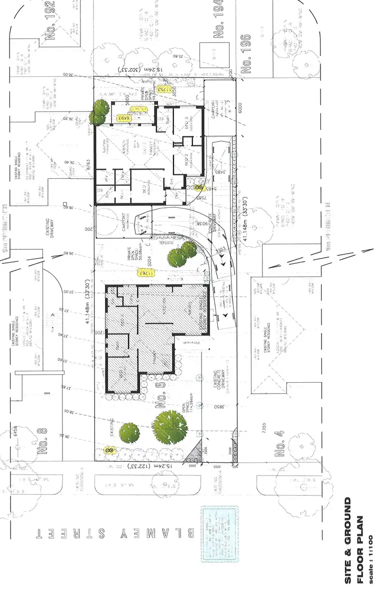 Floorplan of Homely house listing, 6 Blamey Street, Noble Park VIC 3174