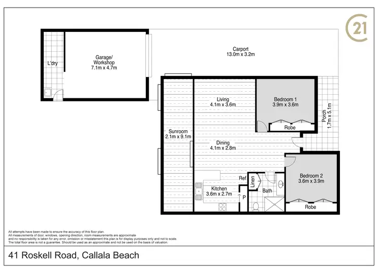 Floorplan of Homely house listing, 41 Roskell Road, Callala Beach NSW 2540