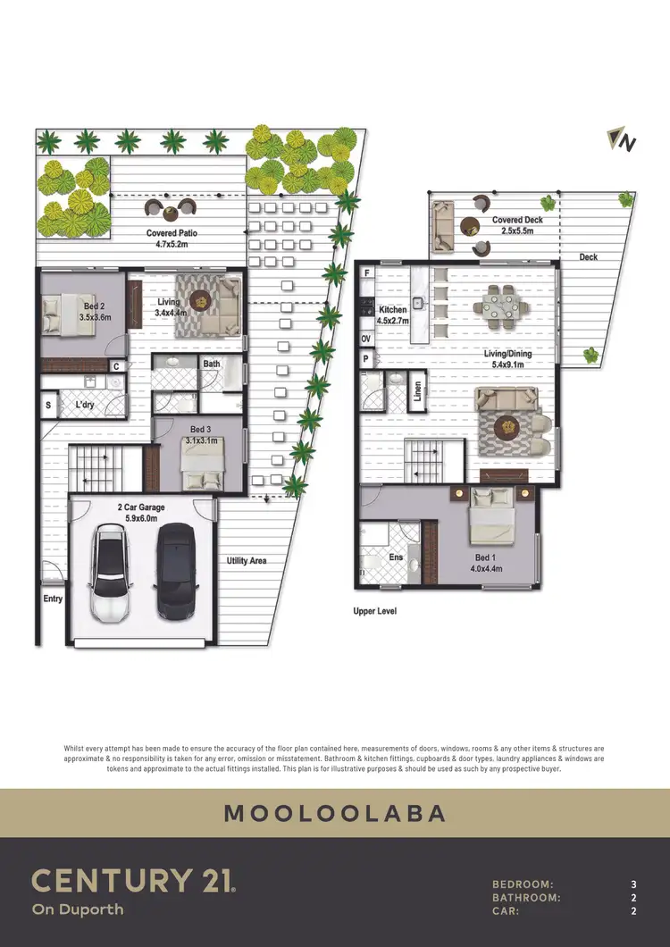 Floorplan of Homely unit listing, 2/4 Pettigrew Street, Mooloolaba QLD 4557