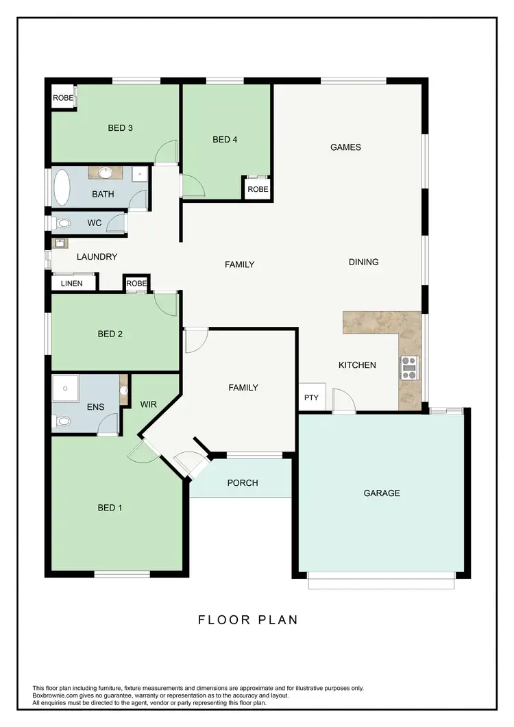 Floorplan of Homely house listing, 5 Bramley Copse, Dawesville WA 6211