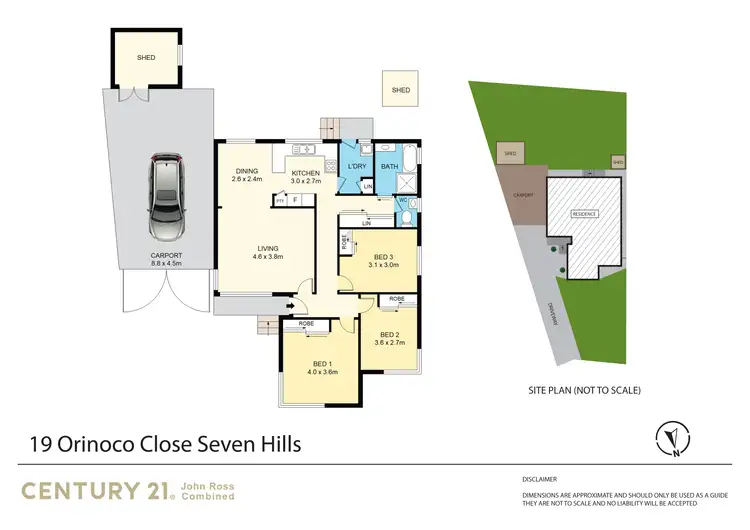 Floorplan of Homely house listing, 19 Orinoco Close, Seven Hills NSW 2147
