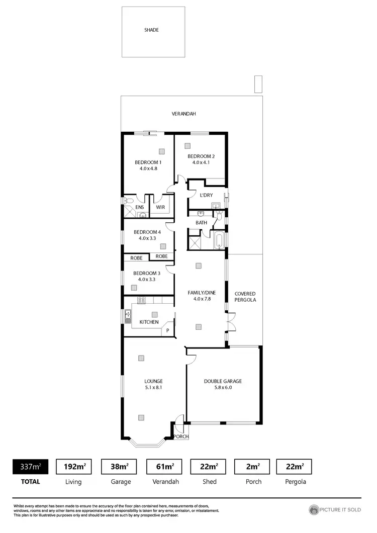 Floorplan of Homely house listing, 45 Coker St, Ferryden Park SA 5010