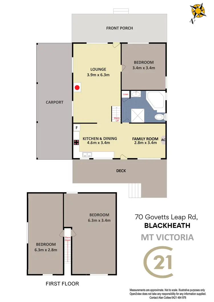 Floorplan of Homely house listing, 70 Govetts Leap Road, Blackheath NSW 2785
