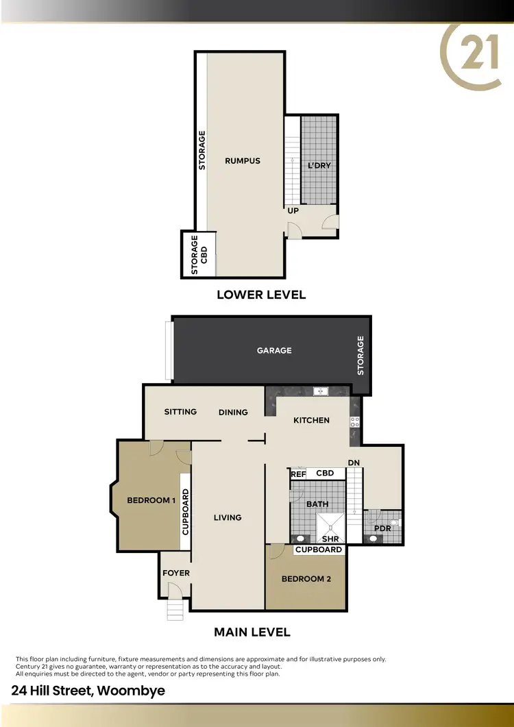 Floorplan of Homely house listing, 24 Hill Street, Woombye QLD 4559