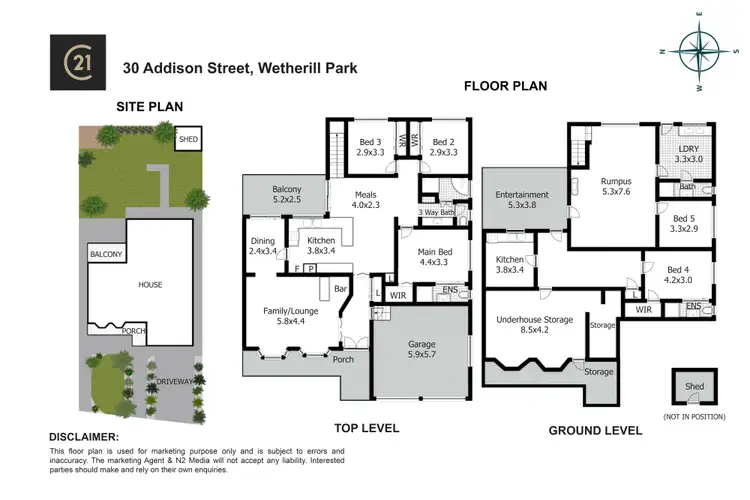 Floorplan of Homely house listing, 30 Addison Street, Wetherill Park NSW 2164