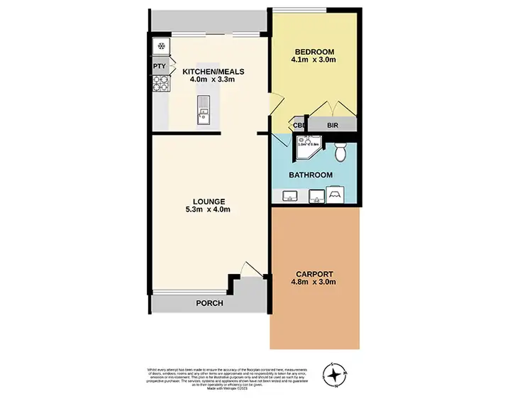 Floorplan of Homely unit listing, 19/71-109 Bourke Road, Clarinda VIC 3169