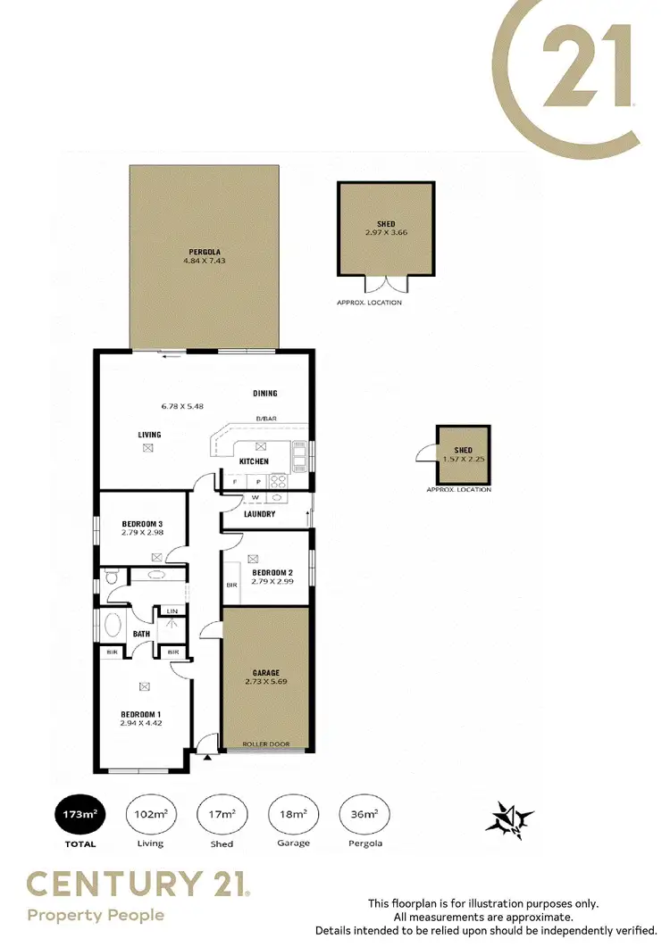 Floorplan of Homely house listing, 44 B Traverse Avenue, Salisbury North SA 5108
