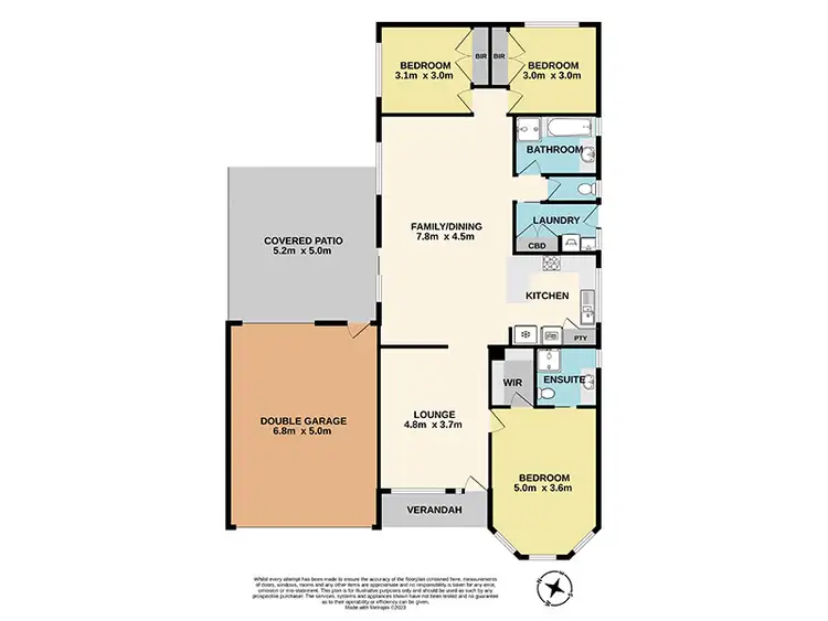 Floorplan of Homely house listing, 4 Radiata Circuit, Pakenham VIC 3810