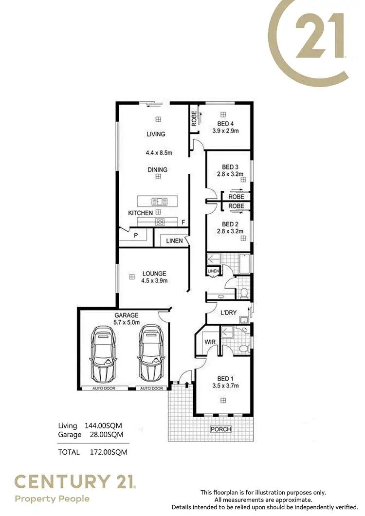 Floorplan of Homely house listing, 14 Carode Street, Munno Para SA 5115