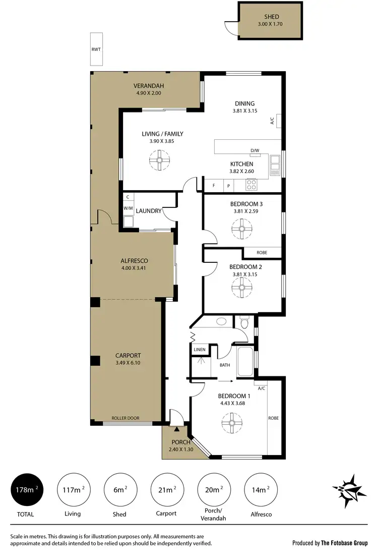 Floorplan of Homely house listing, 14 Maldon Avenue, Mitchell Park SA 5043