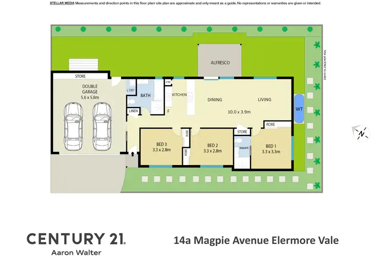 Floorplan of Homely villa listing, 14a Magpie Avenue, Elermore Vale NSW 2287