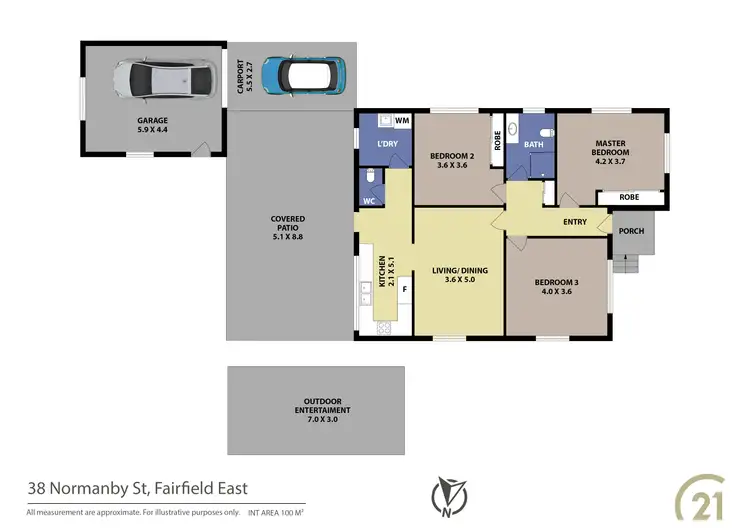 Floorplan of Homely house listing, 38 Normanby Street, Fairfield East NSW 2165