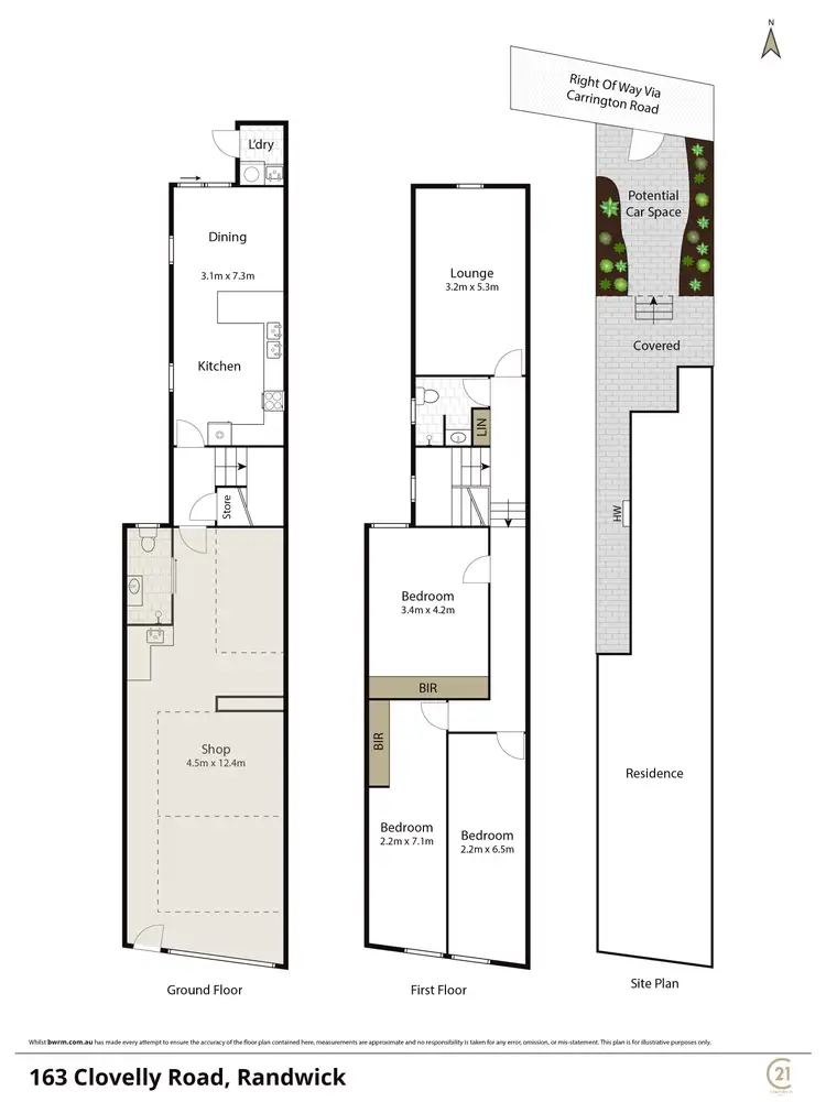 Floorplan of Homely house listing, 163 Clovelly Road, Randwick NSW 2031
