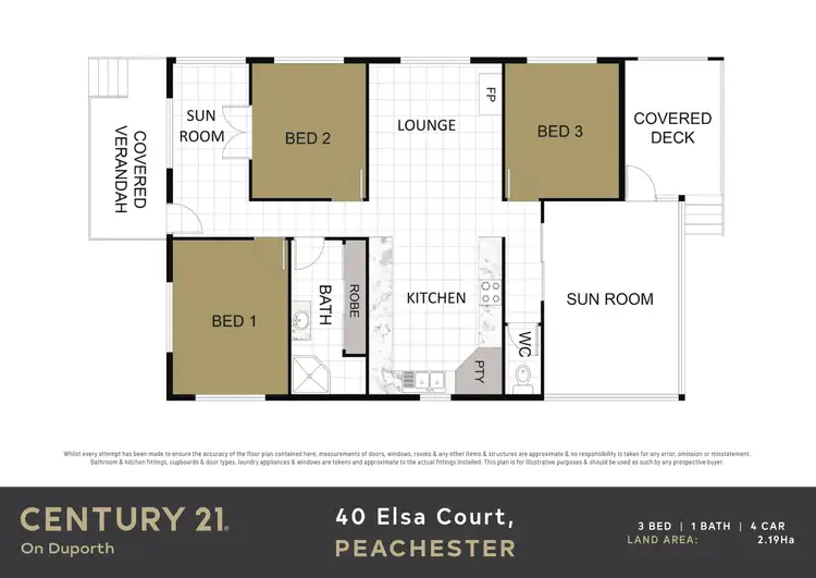 Floorplan of Homely house listing, 40 Elsa Court, Peachester QLD 4519
