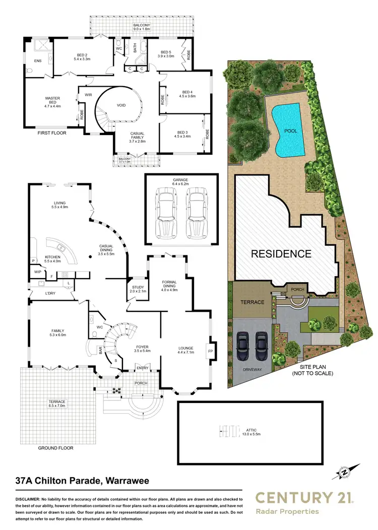 Floorplan of Homely house listing, 37A Chilton Parade, Warrawee NSW 2074
