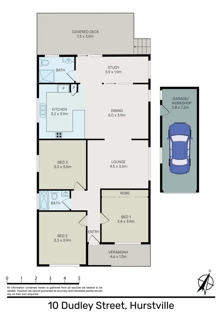 Floorplan of Homely house listing, 10 Dudley Street, Hurstville NSW 2220