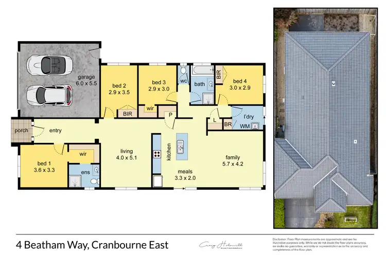 Floorplan of Homely house listing, 4 Beatham Way, Cranbourne East VIC 3977