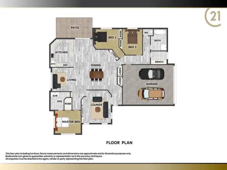 Floorplan of Homely house listing, 3 Tia Close, Palmwoods QLD 4555
