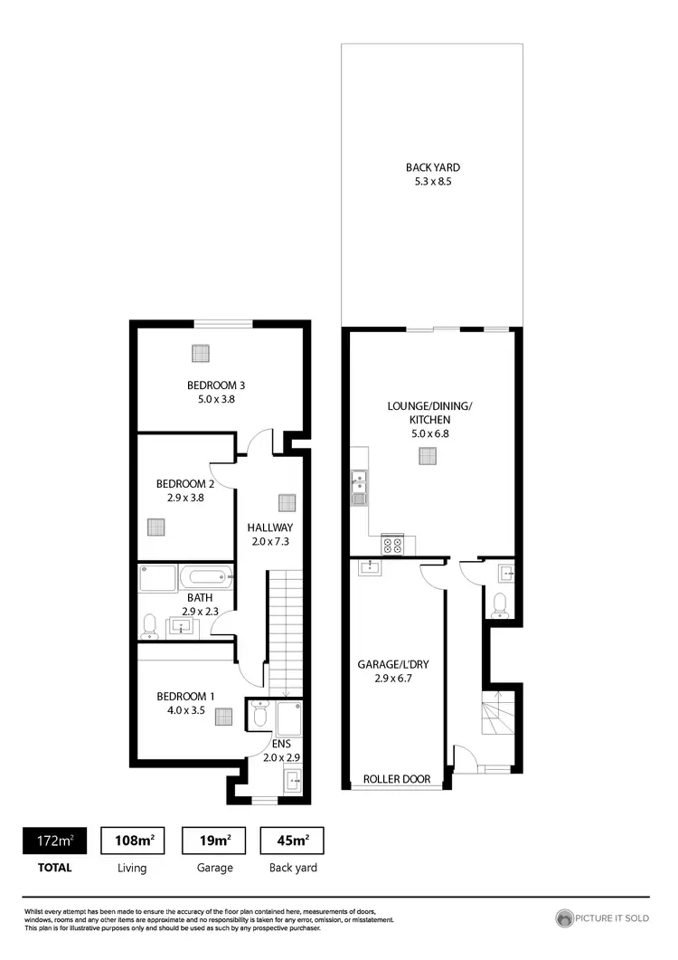 Floorplan of Homely townhouse listing, 8/111 Kings Road, Salisbury Downs SA 5108