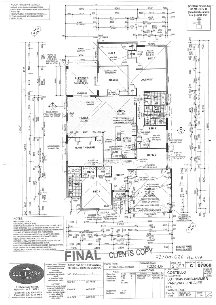 Floorplan of Homely house listing, 15 Windjammer Parkway, Jindalee WA 6036