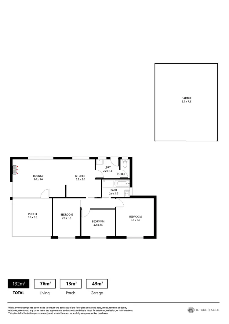 Floorplan of Homely house listing, 43-45 Old Adelaide Road, Kapunda SA 5373
