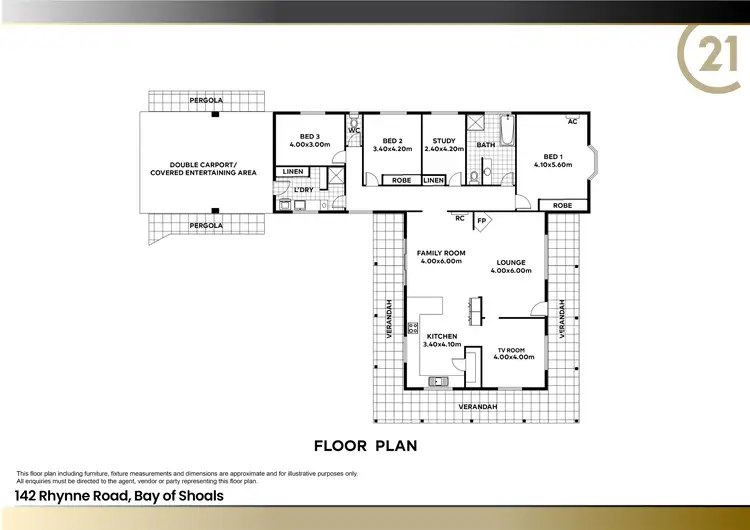 Floorplan of Homely house listing, 142 Rhynne Road, Bay Of Shoals SA 5223
