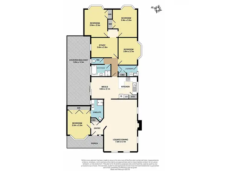 Floorplan of Homely house listing, 2 Basil Close, Hallam VIC 3803