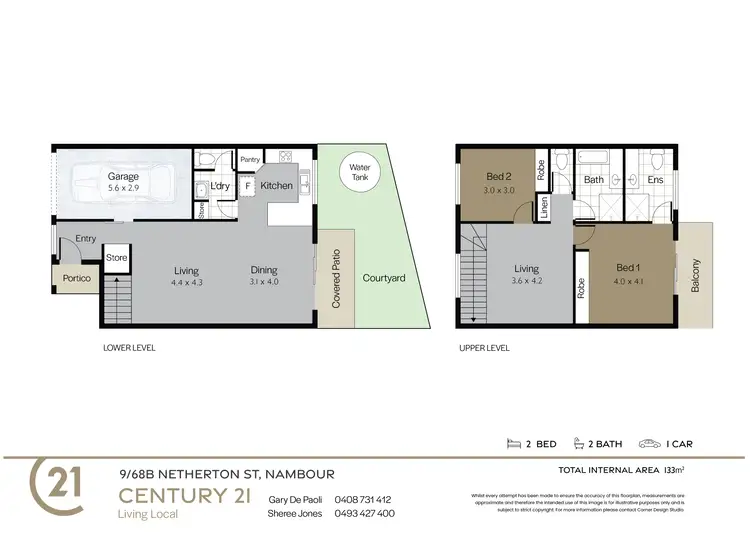 Floorplan of Homely unit listing, 9/68b Netherton Street, Nambour QLD 4560