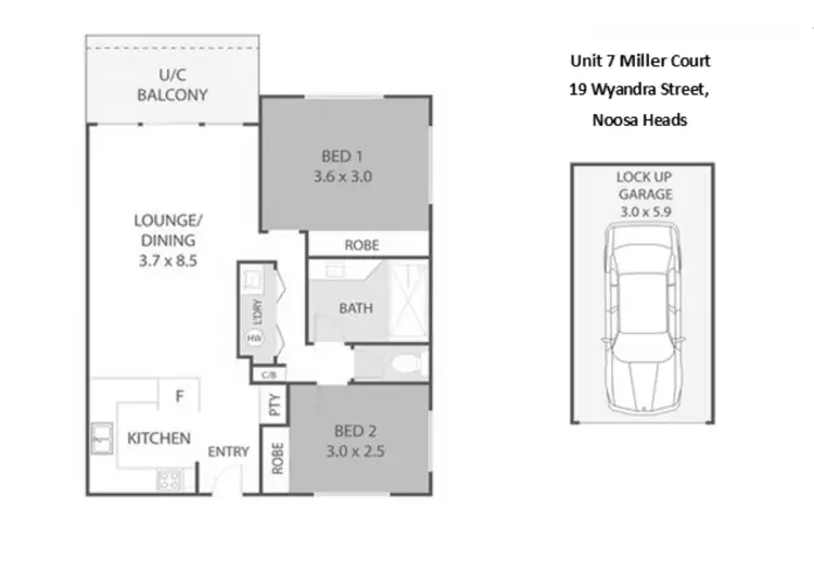 Floorplan of Homely unit listing, 7/19 Wyandra Street, Noosa Heads QLD 4567