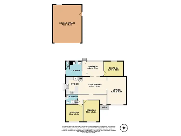 Floorplan of Homely house listing, 25 Philip Street, Dandenong North VIC 3175